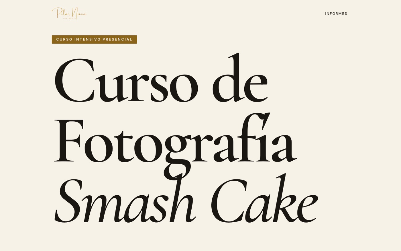 Captura del sitio Pilar Nava — Smash Cake (pilarnava.com.mx)